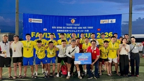 Vietnamese Community Football Tournament in Japan celebrates National Day
