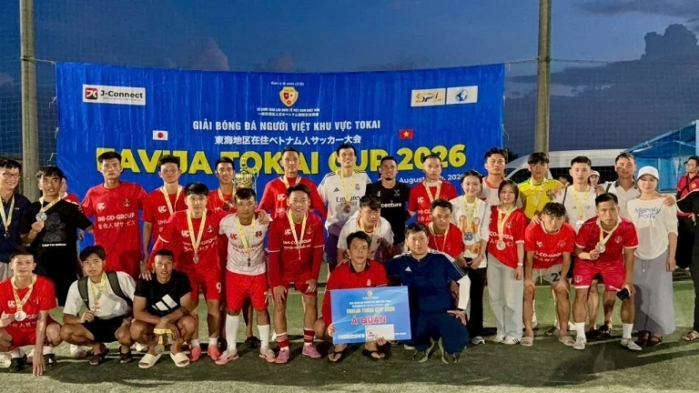 Vietnamese Community Football Tournament in Japan celebrates National Day
