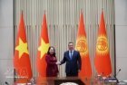 Kyrgyz President Sadyr Japarov receives Vice President Vo Thi Anh Xuan to discuss ways to deepen bilateral relations