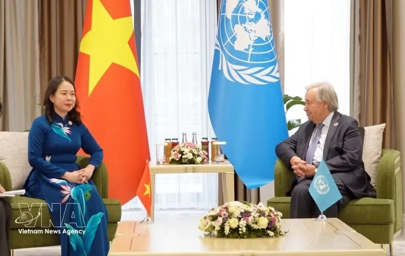 Vice State President Vo Thi Anh Xuan meets UN chief, CICA, Togo leaders Vice State President Vo Thi Anh Xuan meets UN chief, CICA, Togo leaders