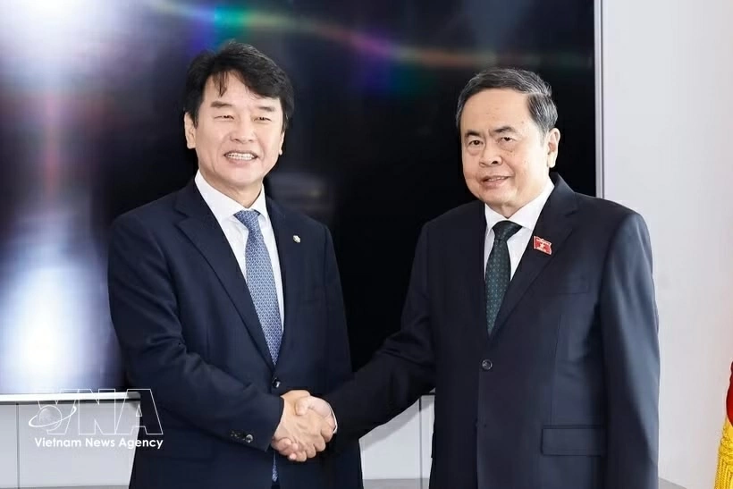 NA President Tran Thanh Man meets RoK-Vietnam Parliamentary Friendship Group chief