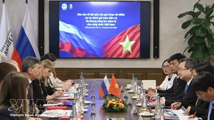 Vietnam, Russia seek stronger cooperation in policy research, training: Politburo member Nguyen Thanh Nghi