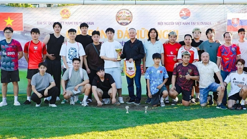 Friendship Football Tournament celebrating National Day in Slovakia: Promoting unity among the Vietnamese community