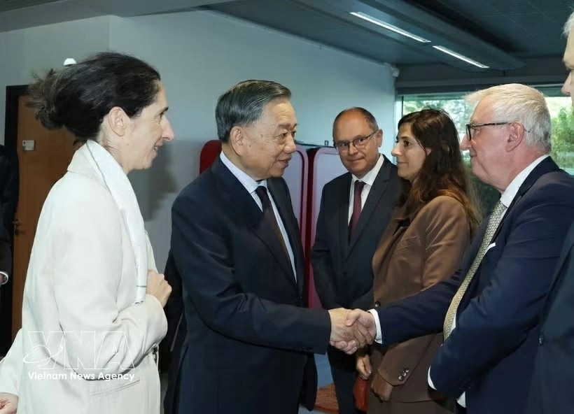 Party General Secretary, President To Lam visits French atomic commission, Thales R&D hub Party General Secretary, President To Lam visits French atomic commission, Thales R&D hub