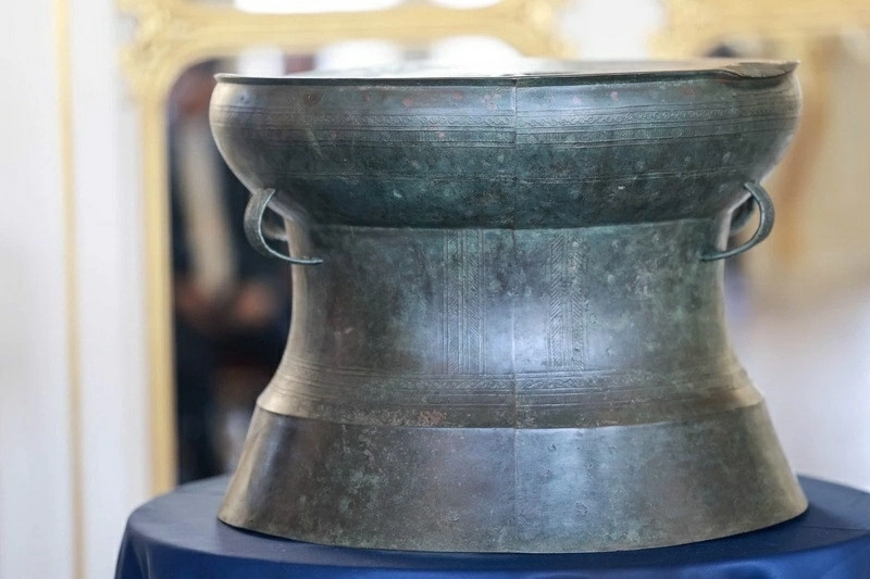 France returns over 2,000-year-old Dong Son Bronze Drum to Vietnam