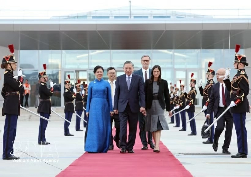 Party General Secretary, President To Lam concludes official visit to France