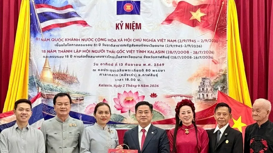 Celebration of the 81st anniversary of Vietnam's National Day in Thailand's Kalasin Province