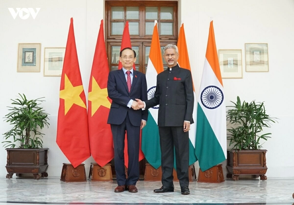 Politburo Member, Foreign Minister Le Hoai Trung co-chairs 19th Meeting of the Vietnam-India Joint Committee