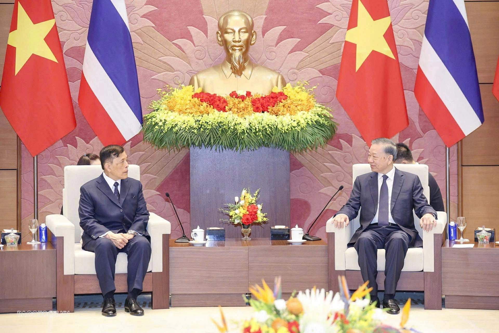 Party General Secretary, President To Lam hosts welcome ceremony for King and Queen of Thailand in Hanoi Party General Secretary, President To Lam hosts welcome ceremony for King and Queen of Thailand in Hanoi