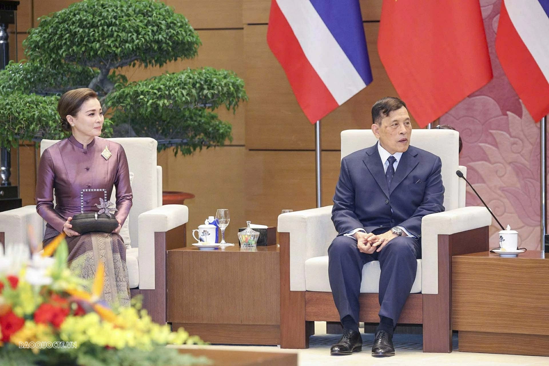 Party General Secretary, President To Lam hosts welcome ceremony for King and Queen of Thailand in Hanoi