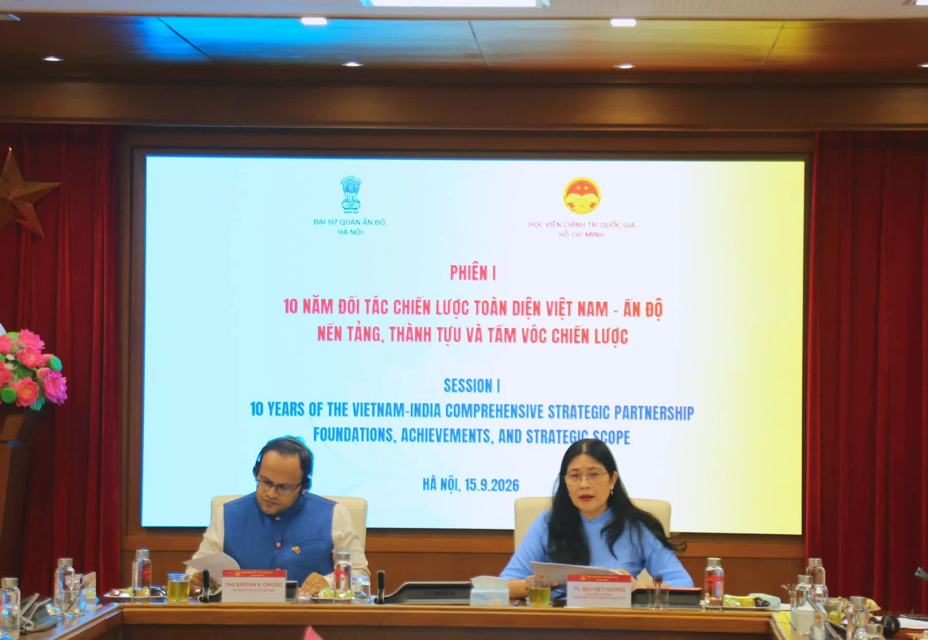 Seminar on 10 years of Vietnam–India Comprehensive Strategic Partnership: Achievements and prospects Seminar on 10 years of Vietnam–India Comprehensive Strategic Partnership: Achievements and prospects