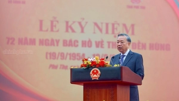 General Secretary, President To Lam attends ceremony marking 72 years since President Ho Chi Minh’s visit to Hung Kings Temple