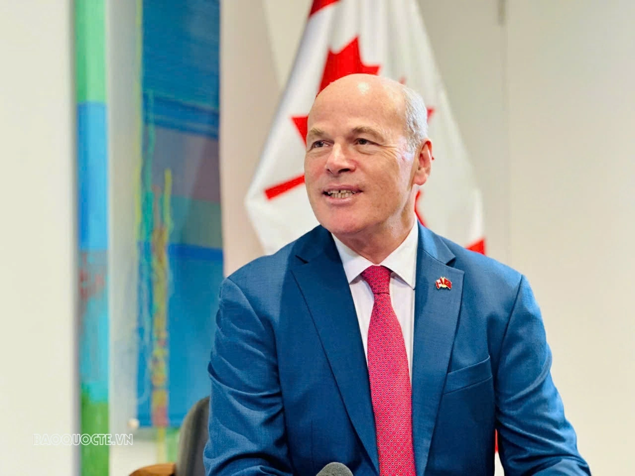 Đại sứ Canada tại Việt Nam Jim Nickel. (Ảnh: Ngọc Anh) Đại sứ Canada tại Việt Nam Jim Nickel. (Ảnh: Ngọc Anh)