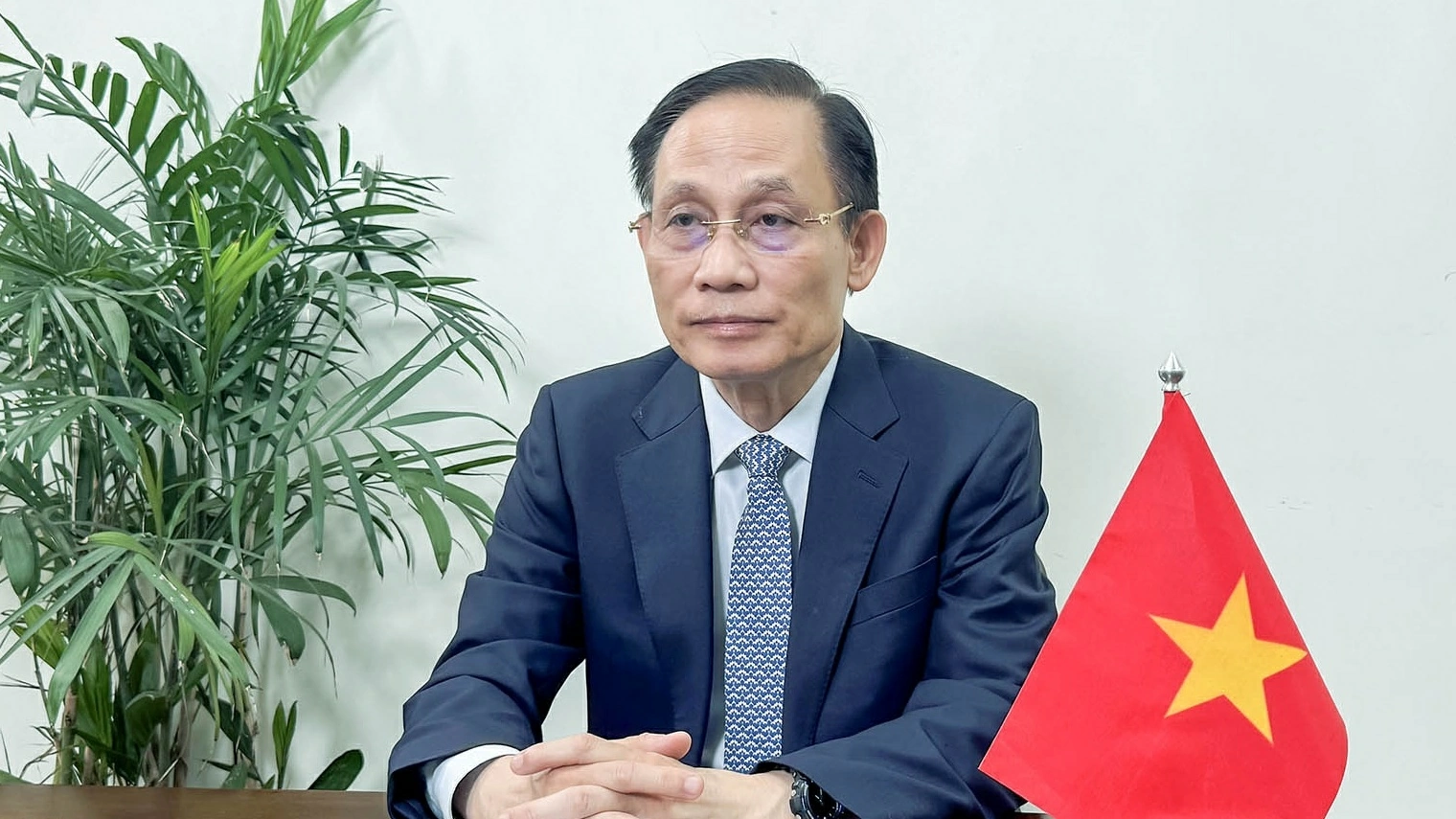 Foreign Minister Le Hoai Trung speaks at Global Town Hall 2026