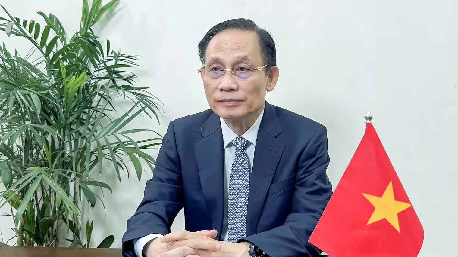 Foreign Minister Le Hoai Trung speaks at Global Town Hall 2026
