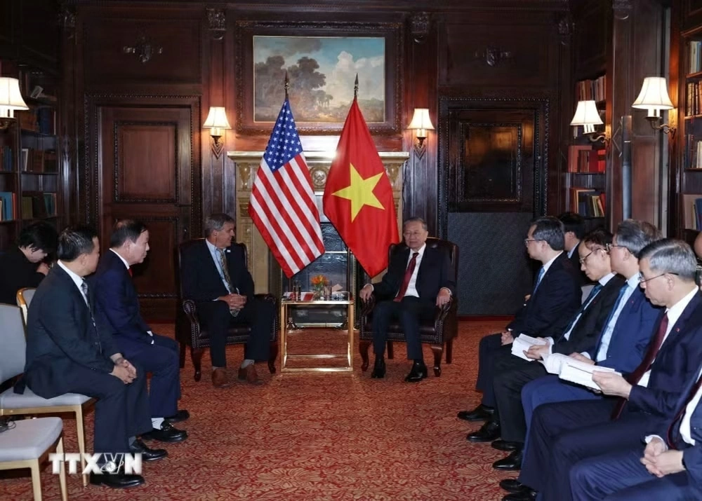 General Secretary, President To Lam receives USTDA Acting Director Thomas R. Hardy, calls for USTDA support for strategic projects