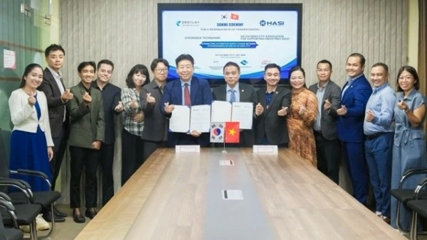 Ho Chi Minh City Supporting Industries Association Partners with Gyeongbuk Technopark of South Korea
