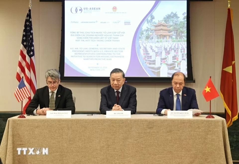 General Secretary, President To Lam meets with USABC representatives, hears report on Vietnam War Accounting Initiative