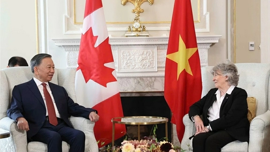 General Secretary, President To Lam meets with Governor General of Canada Louise Arbour in Ottawa