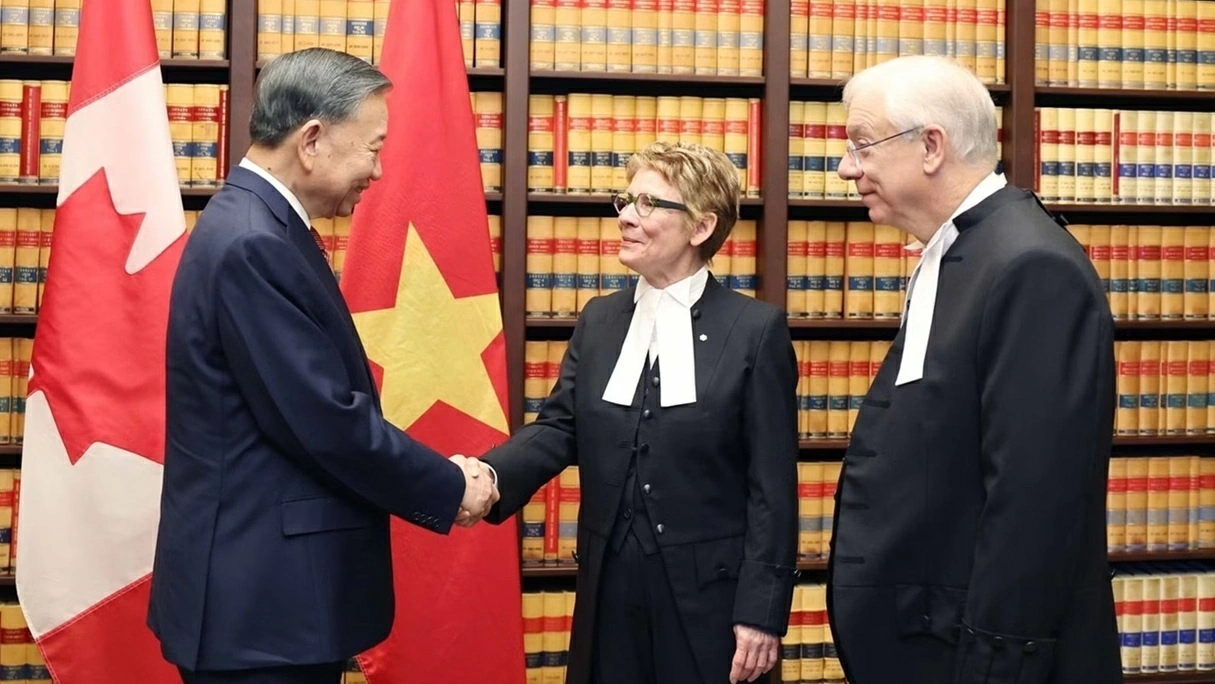 General Secretary, President To Lam meets with Speakers of Canada’s Senate and House of Commons