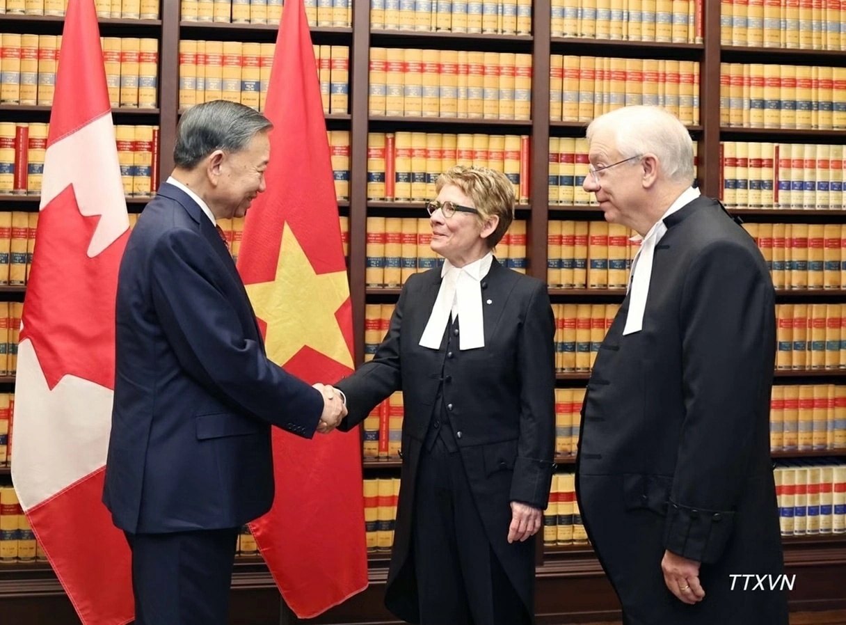 General Secretary, President To Lam meets with Speakers of Canada’s Senate and House of Commons