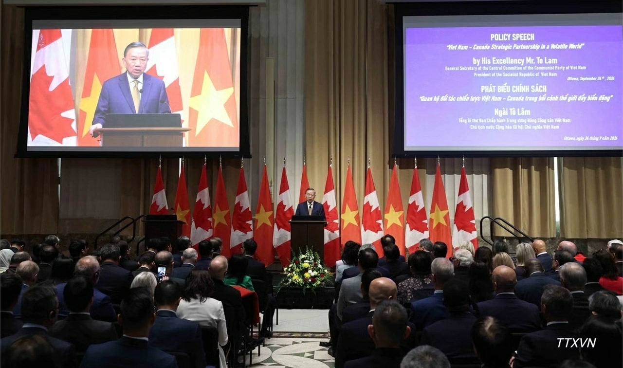 Vietnam ready to work with Canada to build a substantive Strategic Partnership: General Secretary, President To Lams address to the Parliament of Can Vietnam ready to work with Canada to build a substantive Strategic Partnership: General Secretary, President To Lams address to the Parliament of Can