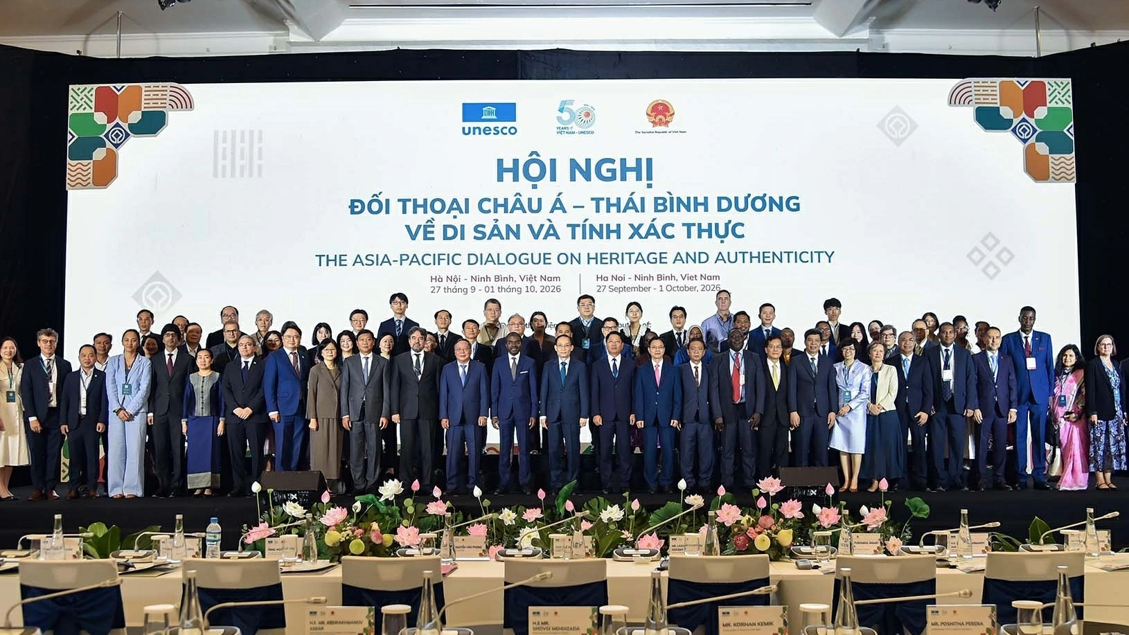 Foreign Minister Le Hoai Trung delivers opening speech at Asia-Pacific Dialogue on Heritage and Authenticity in Hanoi