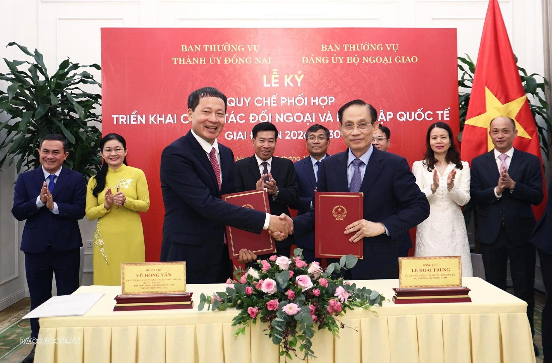 MOFA and Dong Nai City sign Coordination Regulation on foreign affairs and international integration for 2026-2030