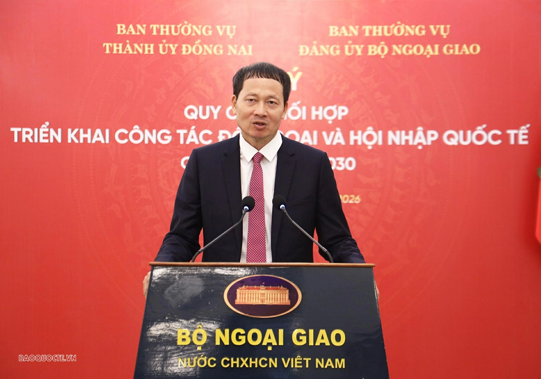 MOFA and Dong Nai City sign Coordination Regulation on foreign affairs and international integration for 2026-2030