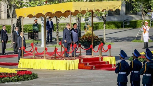 Welcome ceremony held for President of Panama José Raúl Mulino Quintero and his spouse in Hanoi
