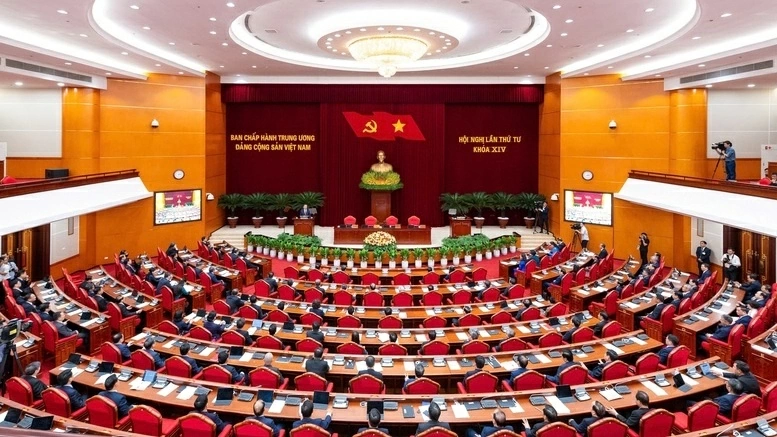 Fourth working day of 14th Party Central Committee's fourth plenum