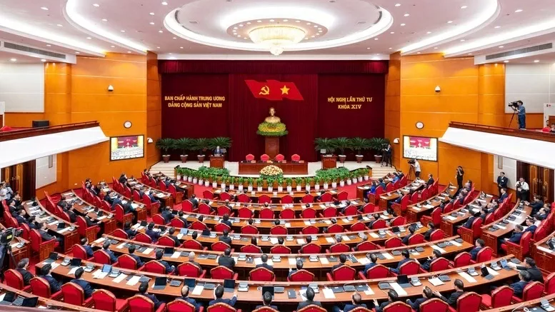 Fourth working day of 14th Party Central Committee's fourth plenum