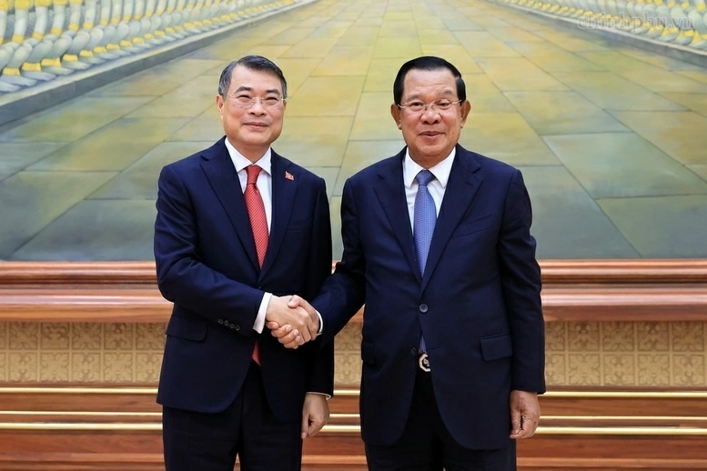 Prime Minister Le Minh Hung meets with Cambodian Peoples Party, Senate leader Hun Sen in Phnom Penh Prime Minister Le Minh Hung meets with Cambodian Peoples Party, Senate leader Hun Sen in Phnom Penh