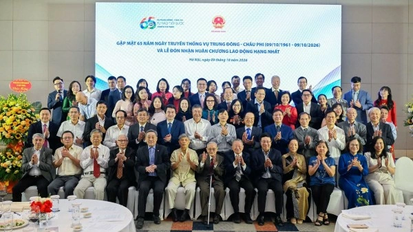 Department of Middle East - Africa celebrates 65th Anniversary and receives First-Class Labor Order