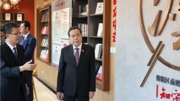 NA President Tran Thanh Man visits Beijing legislative liaison station