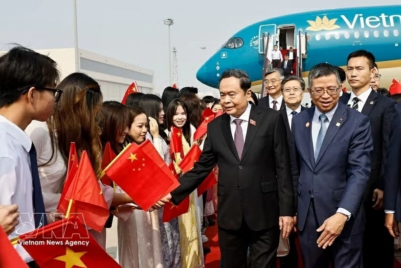 NA President Tran Thanh Man arrives in Beijing, beginning official visit to China NA President Tran Thanh Man arrives in Beijing, beginning official visit to China