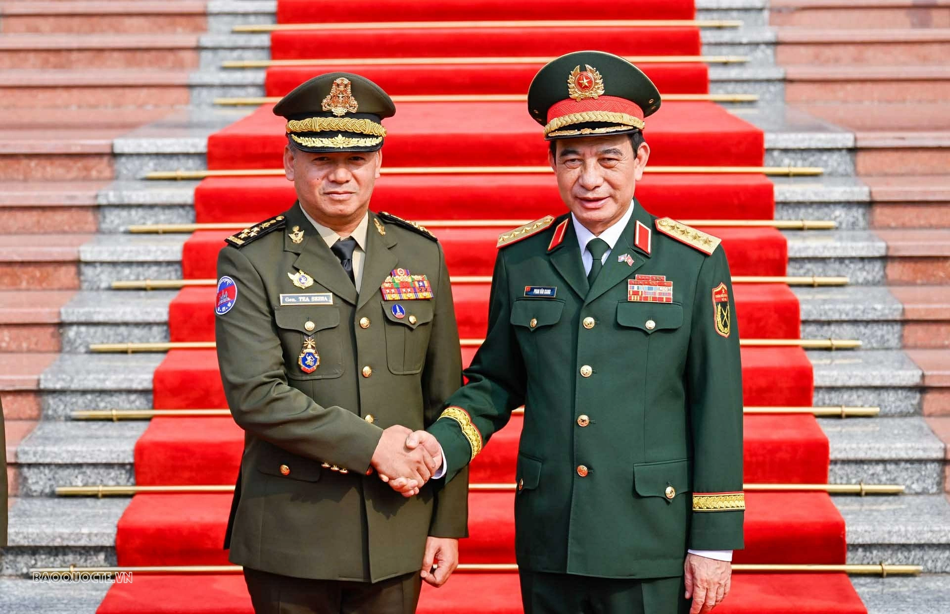 Welcome ceremony held for Cambodian Deputy Prime Minister and Defence Minister in Hanoi Welcome ceremony held for Cambodian Deputy Prime Minister and Defence Minister in Hanoi