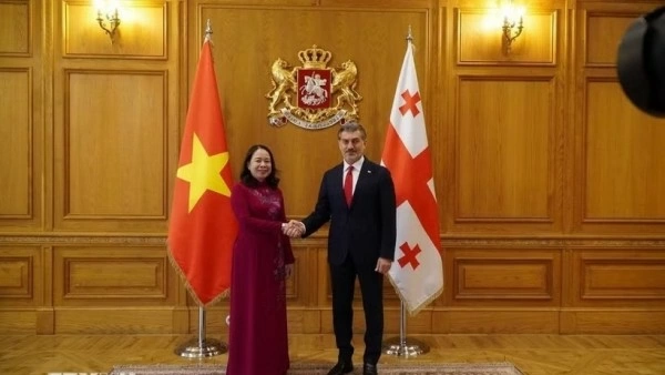 Vice President Vo Thi Anh Xuan meets with Georgian leaders in Tbilisi