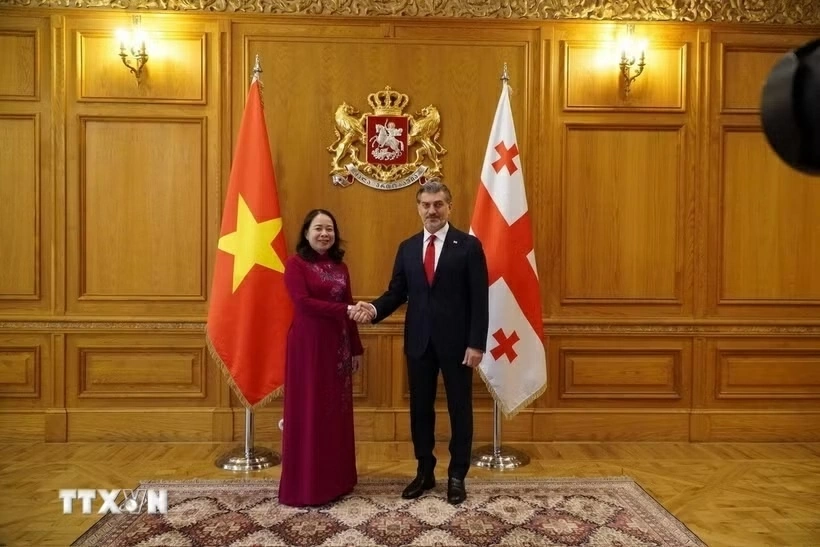 Vice President Vo Thi Anh Xuan meets with Georgian leadersmeets with Georgian leaders