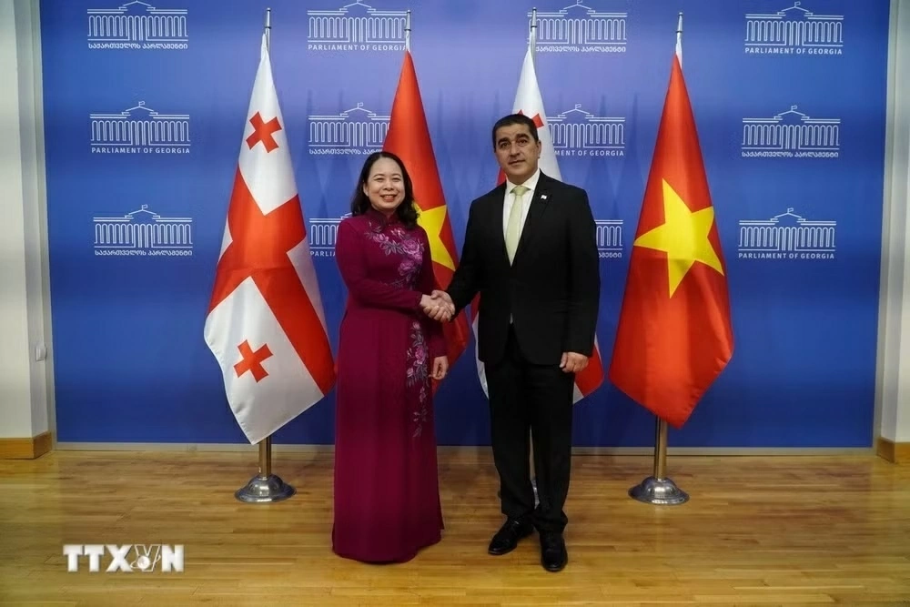 Vice President Vo Thi Anh Xuan meets with Georgian leaders