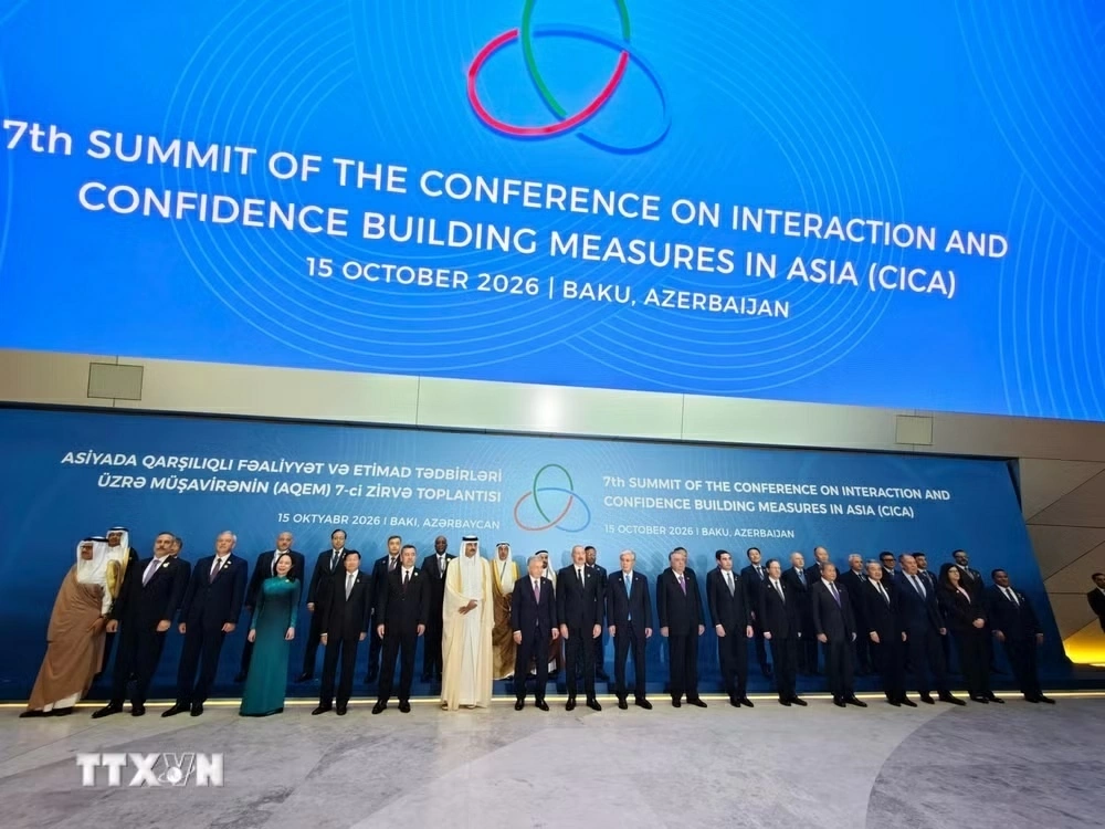 Vice President Vo Thi Anh Xuan addresses 7th CICA Summit in Azerbaijan Vice President Vo Thi Anh Xuan addresses 7th CICA Summit in Azerbaijan