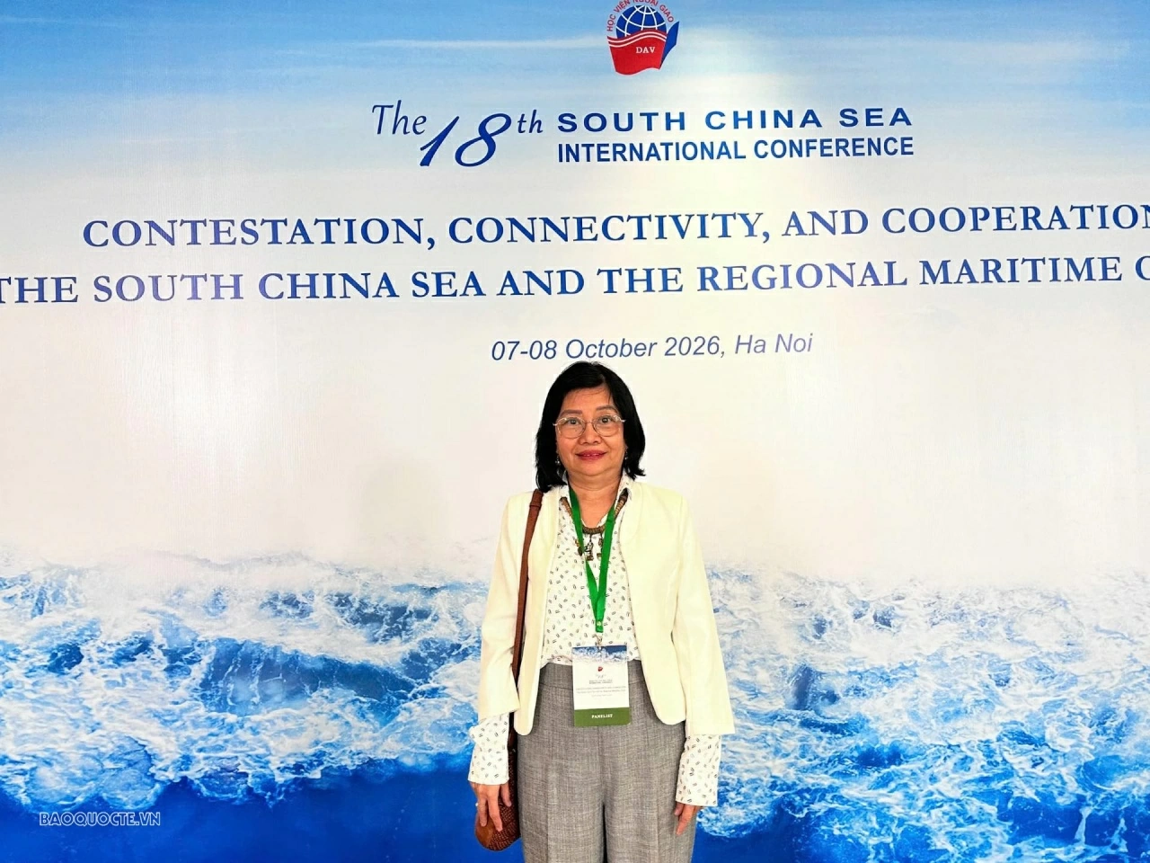 TS. Therese Nguyen, giảng viên Bộ môn Phát triển Cộng đồng, Khoa Khoa học Xã hội, Đại học Quốc gia Timor-Leste. (Ảnh: Yến Vi)
