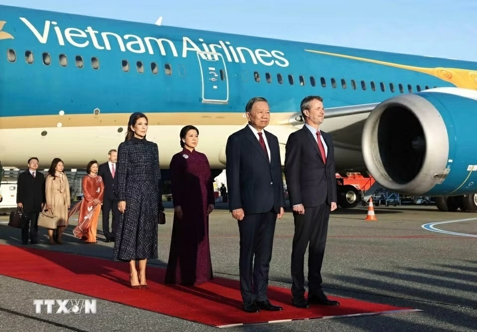 General Secretary, President To Lam arrives in Copenhagen, beginning State visit to Denmark
