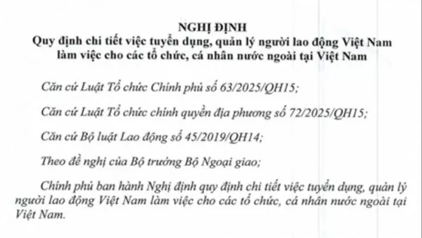 Service Department for Diplomatic Corps introduces new Decree on Vietnamese employees working for foreign organizations