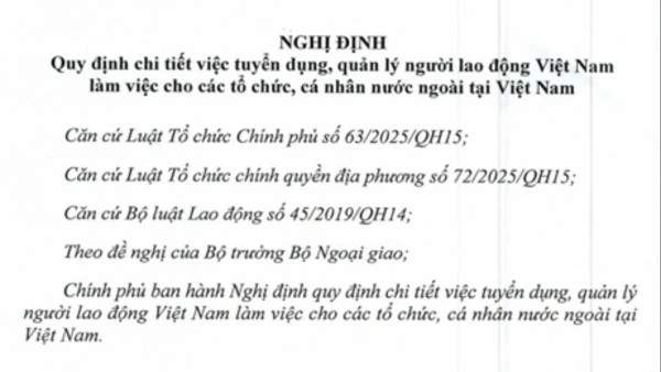 Service Department for Diplomatic Corps introduces new Decree on Vietnamese employees working for foreign organizations