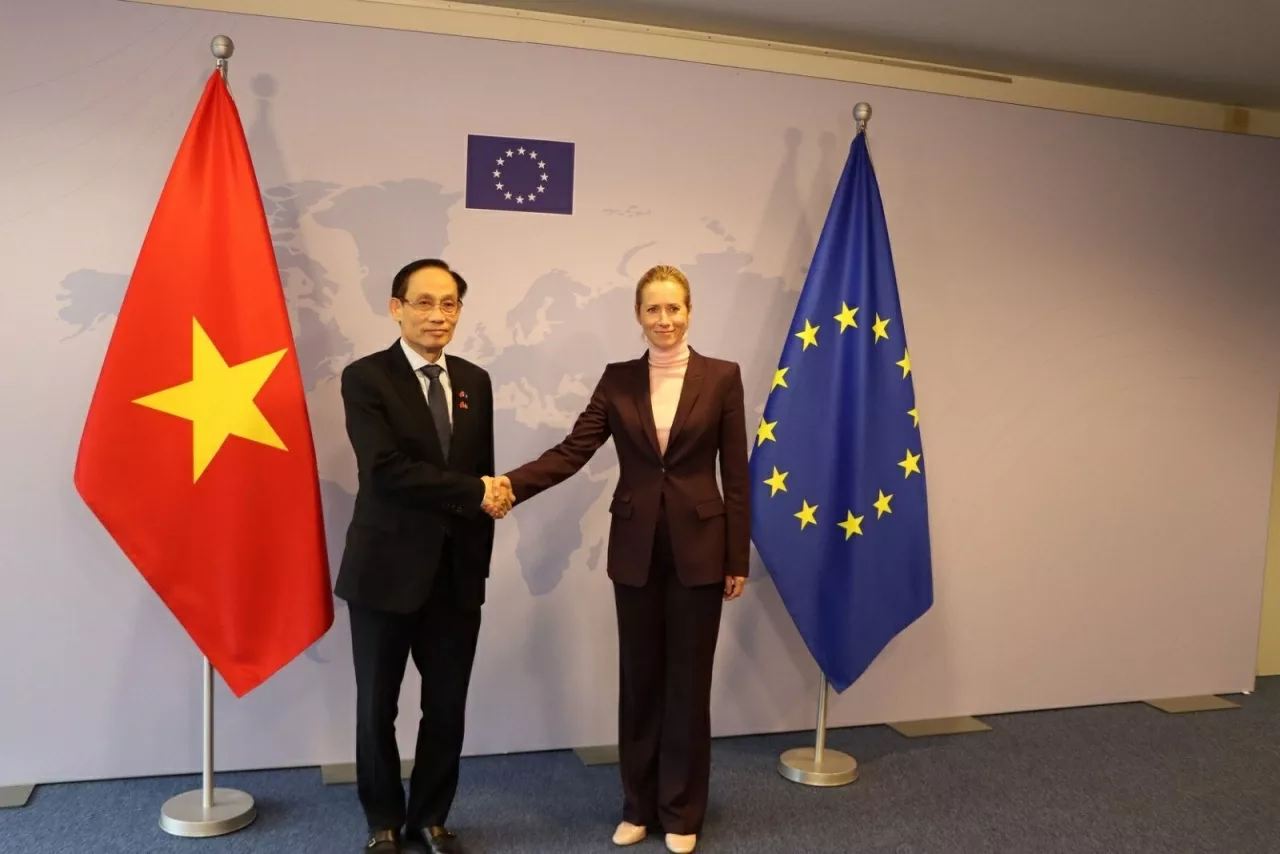 FM Le Hoai Trung, EU counterpart Kaja Kallas strengthen coordination in implementing Comprehensive Strategic Partnership