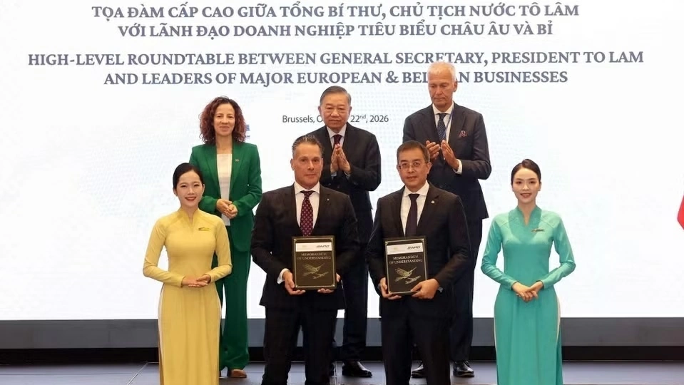 General Secretary, President To Lam attends high-level dialogue with leading European, Belgian businesses