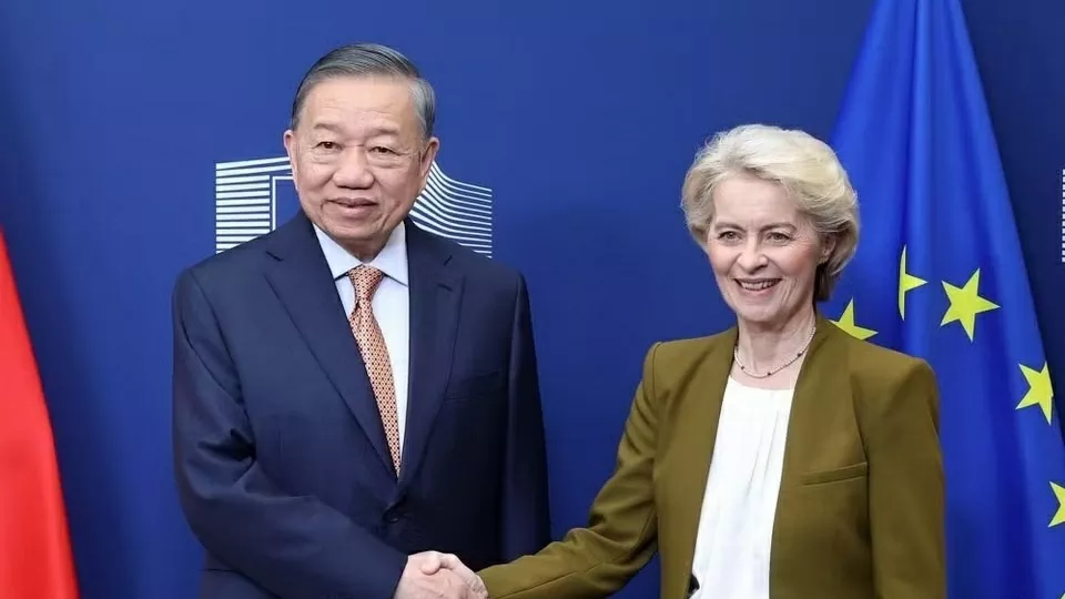 Vietnam regards European Union as one of its priority partners: General Secretary, President To Lam