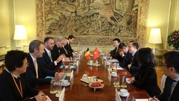 Foreign Minister Le Hoai Trung, Belgium counterpart Maxime Prévot discuss ways to deepen bilateral cooperation
