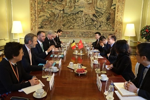 Foreign Minister Le Hoai Trung, Belgium counterpart Maxime Prévot discuss ways to deepen bilateral cooperation